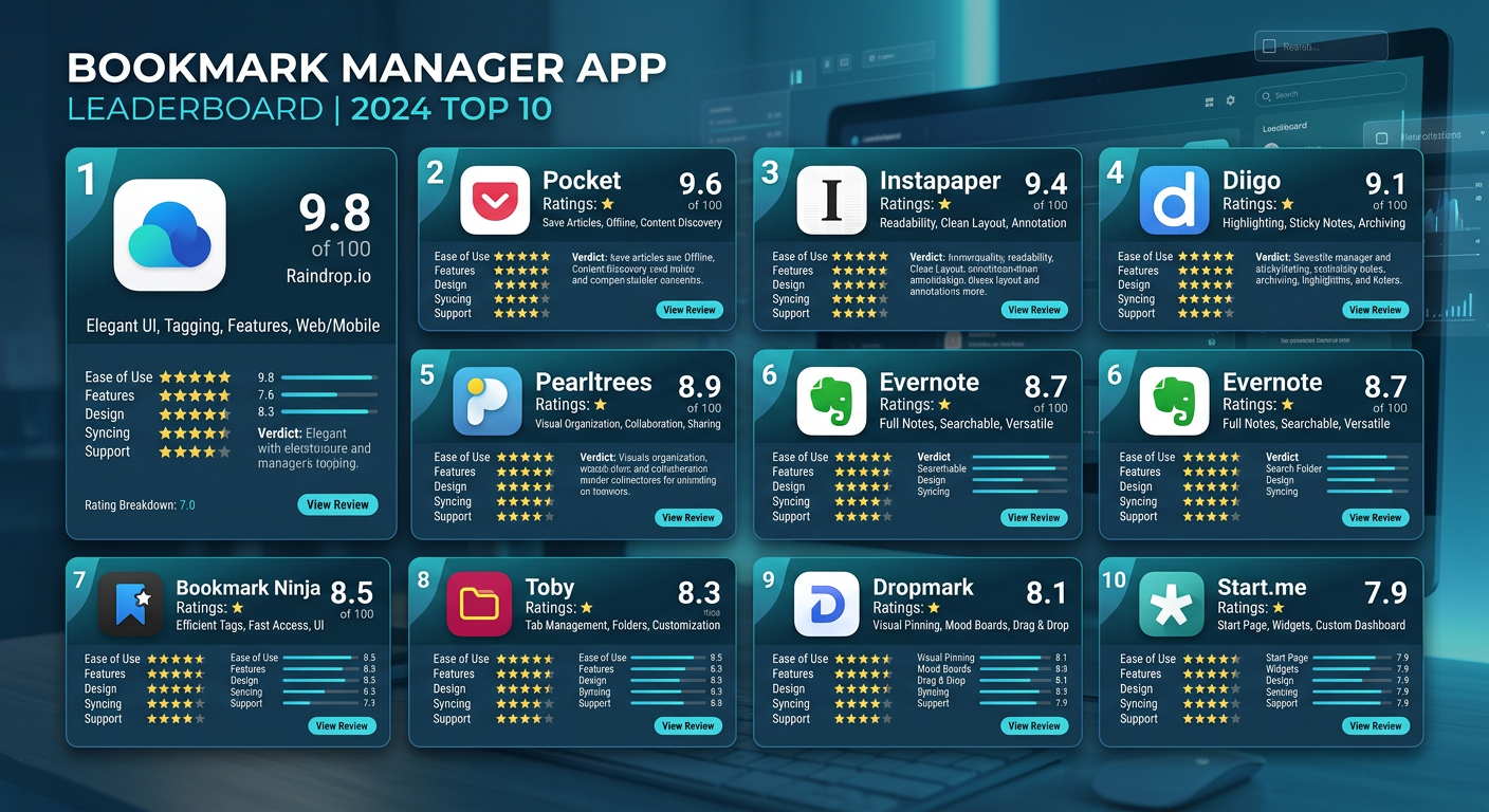 Best Bookmark Managers in 2026: 10 Apps Compared and Tested