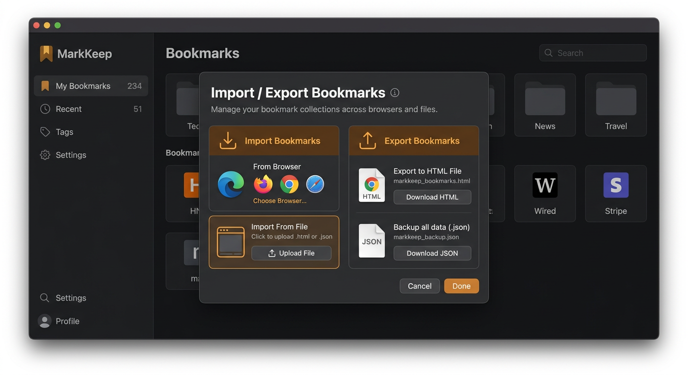 How to Export and Transfer Bookmarks Between Browsers (2026 Guide)